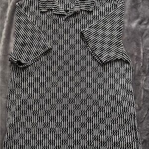 Primark Monochrome Zigzag Knit Top